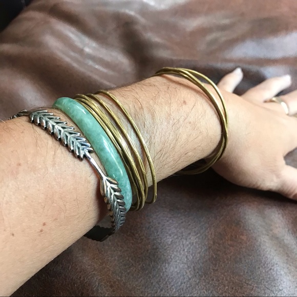 Silver-tone Boho Bangle - Picture 3 of 4